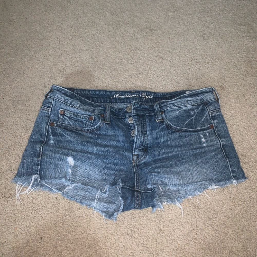 American Eagle Denim Shorts Size 8